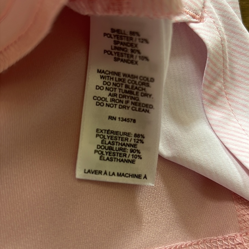 NWOT Vineyard Vines Pink Performance Striped Skirt/Skort | M - Picture 10 of 11